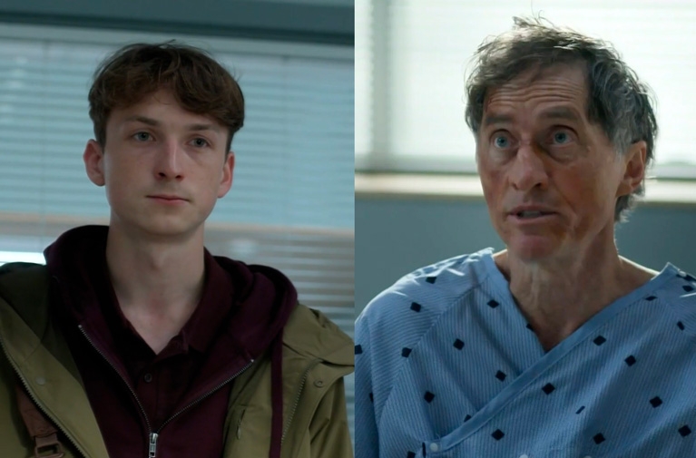 <p>Le duo p&egrave;re-fils form&eacute; de Laurent et Auguste Lamy, interpr&eacute;t&eacute; par Emmanuel Bilodeau et Antoine Marchand-Gagnon - <em>STAT</em></p>
